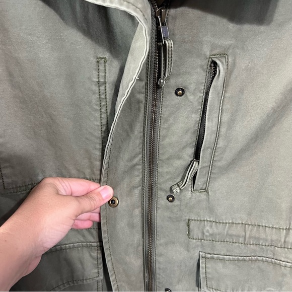 Madewell green cargo jacket size med - Picture 7 of 8